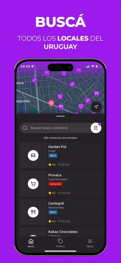 Buscá todos los locales del Uruguay en Bankos